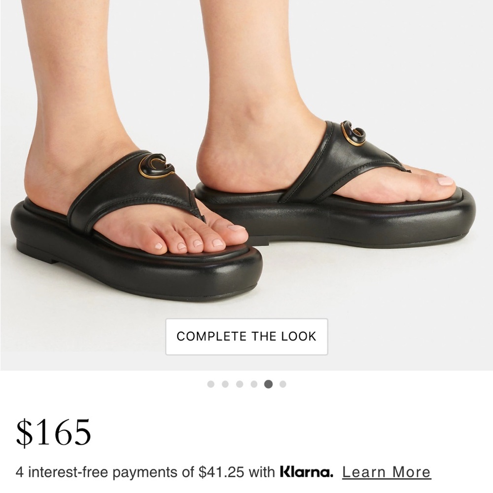 Coach sandals - Picture 2 of 4